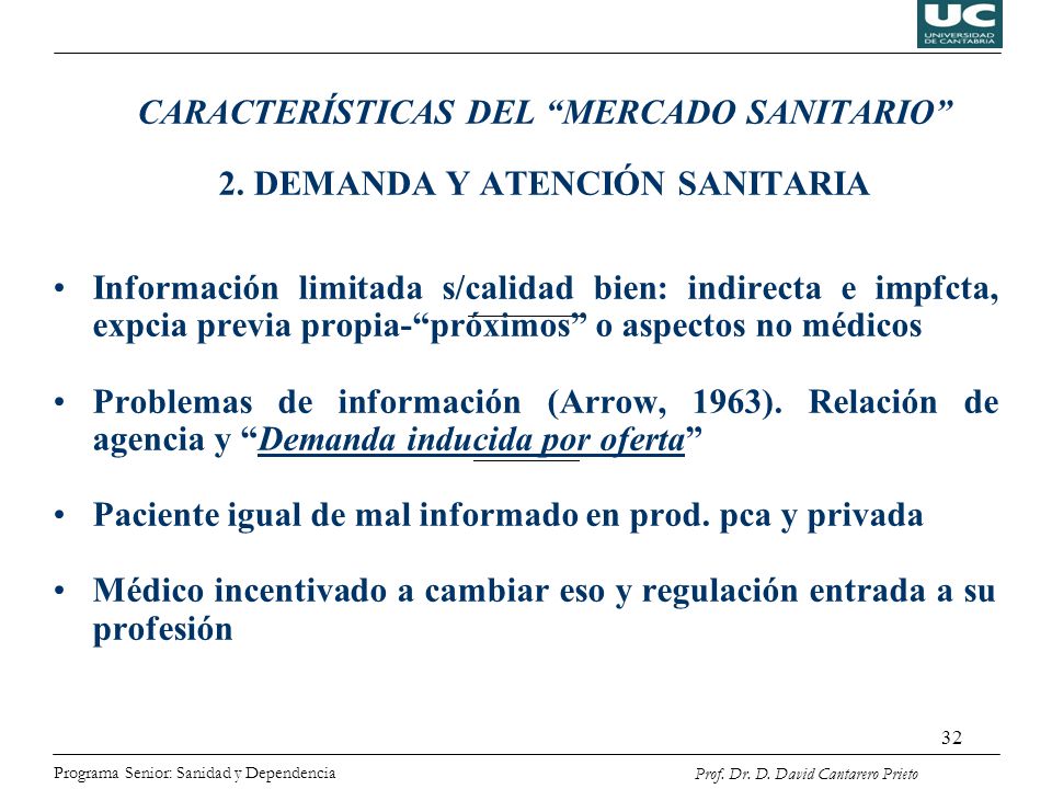 Paciente igual de mal informado en prod. pca y privada