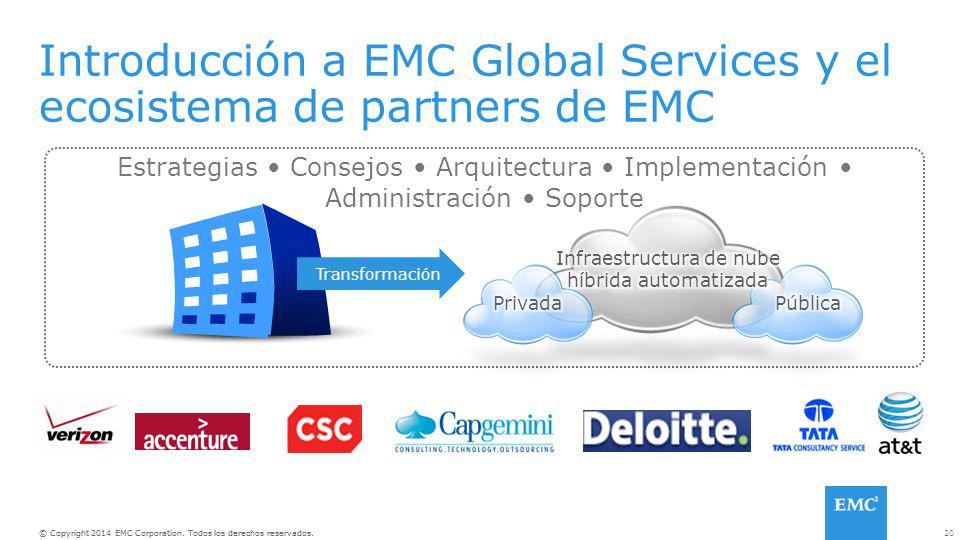 Introducción a EMC Global Services y el ecosistema de partners de EMC