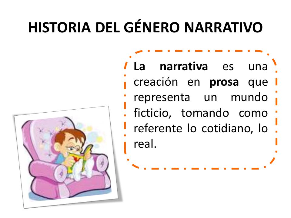 Historia del género narrativo