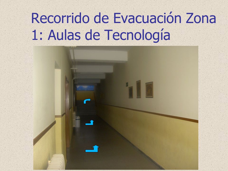 Recorrido de Evacuación Zona 1: Aulas de Tecnología