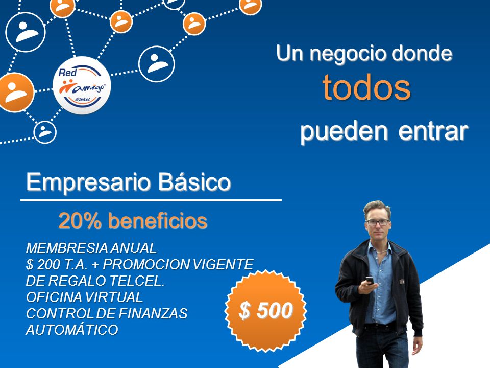 todos pueden entrar Empresario Básico Un negocio donde 20% beneficios