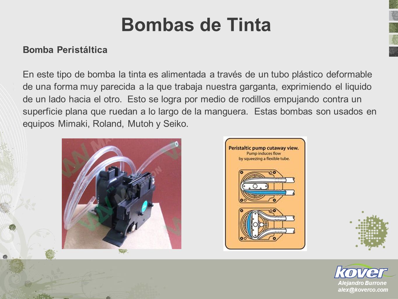 Bombas de Tinta Bomba Peristáltica