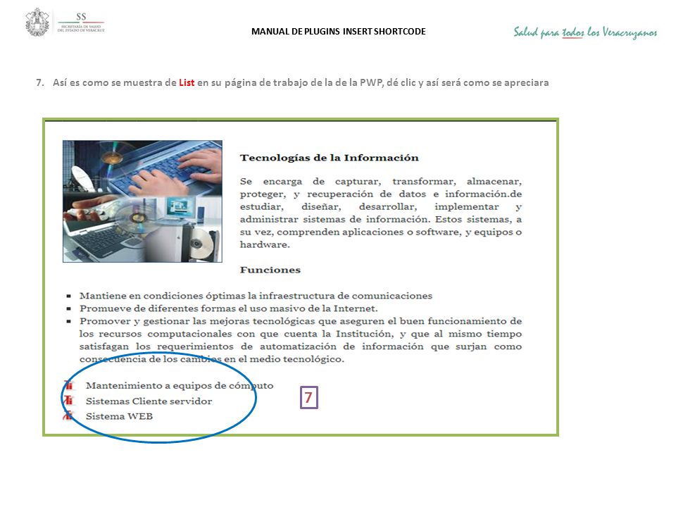 Así es como se muestra de List en su página de trabajo de la de la PWP, dé clic y así será como se apreciara