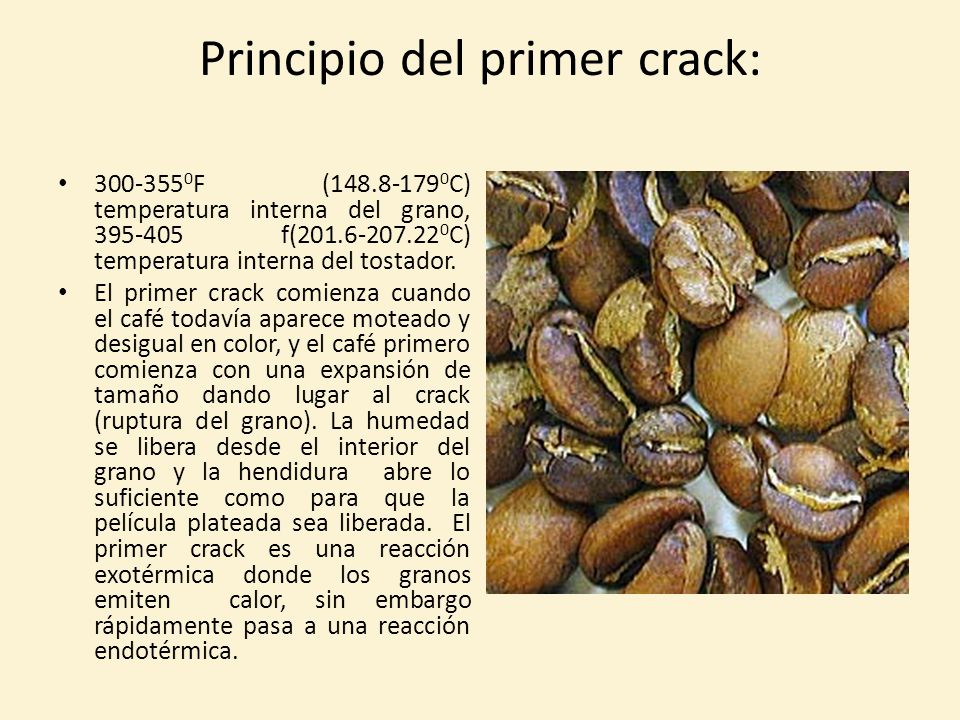 Principio del primer crack: