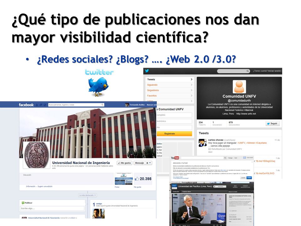 ¿Qué tipo de publicaciones nos dan mayor visibilidad científica