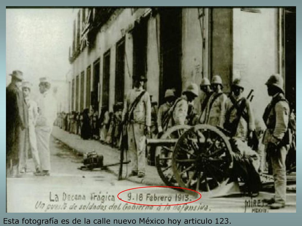 Esta fotografía es de la calle nuevo México hoy articulo 123.