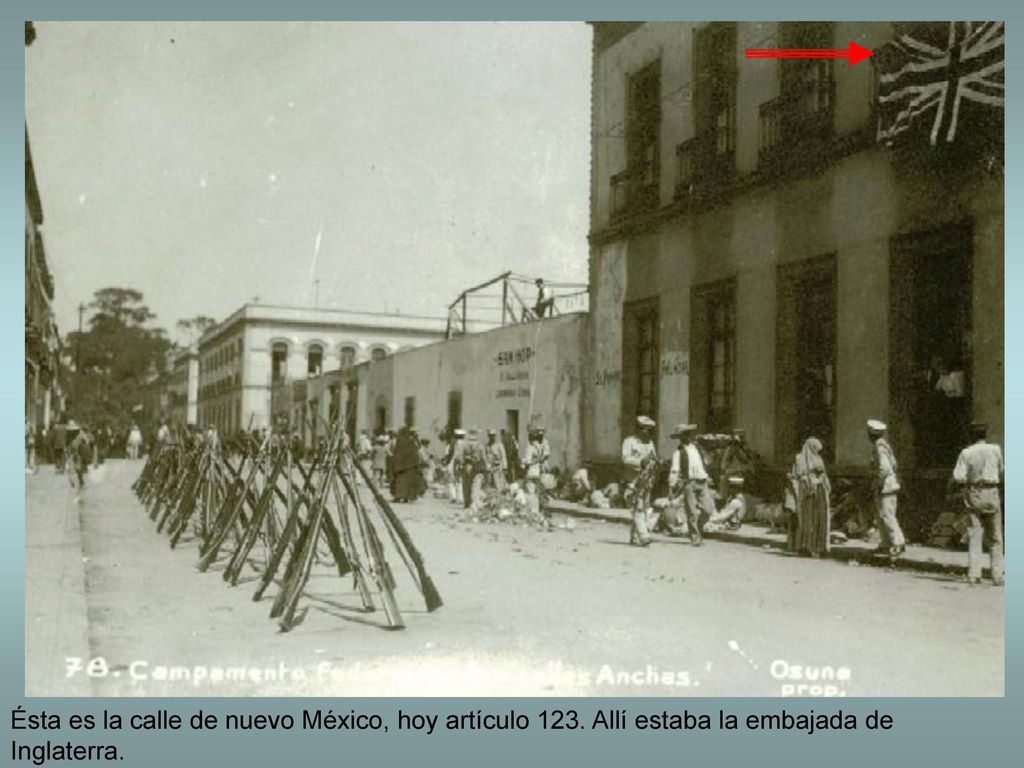 Ésta es la calle de nuevo México, hoy artículo 123