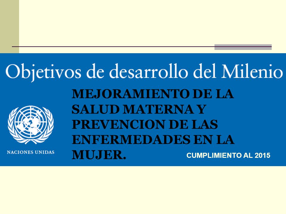 MEJORAMIENTO DE LA SALUD MATERNA Y PREVENCION DE LAS ENFERMEDADES EN LA MUJER.