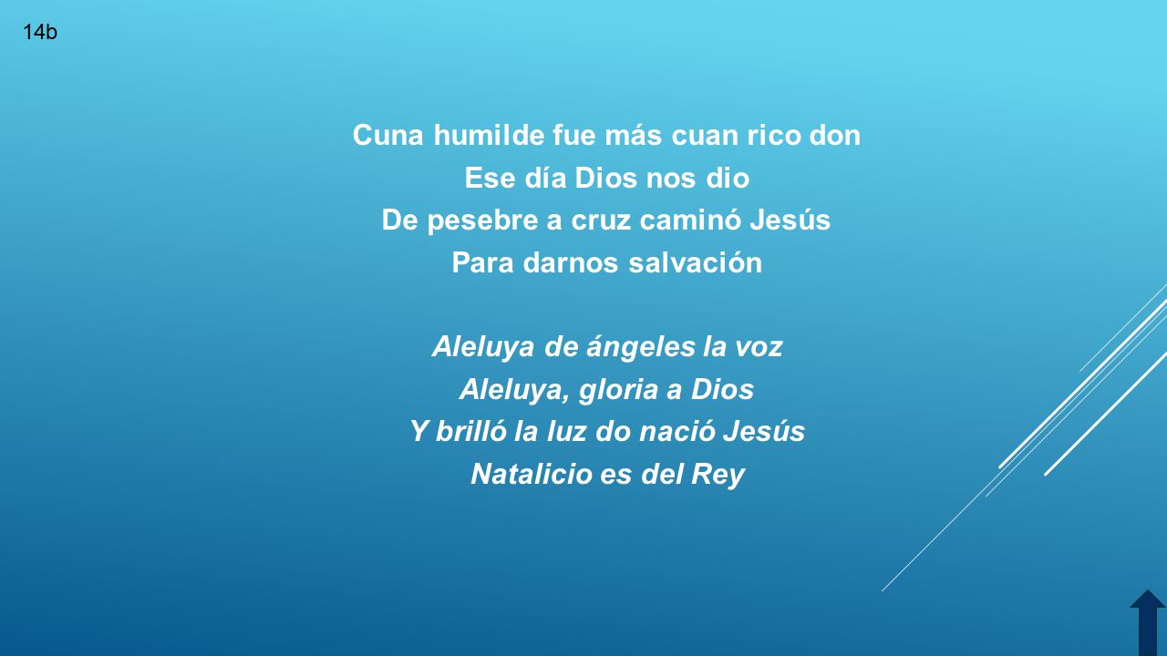 Cuna humilde fue más cuan rico don Ese día Dios nos dio