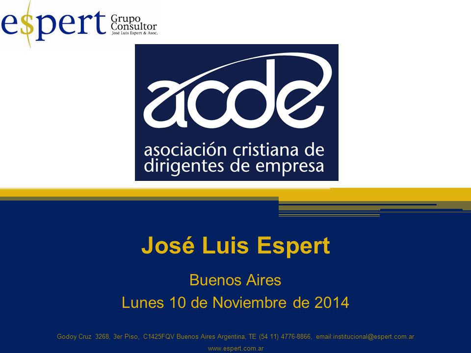 José Luis Espert Buenos Aires Lunes 10 de Noviembre de 2014