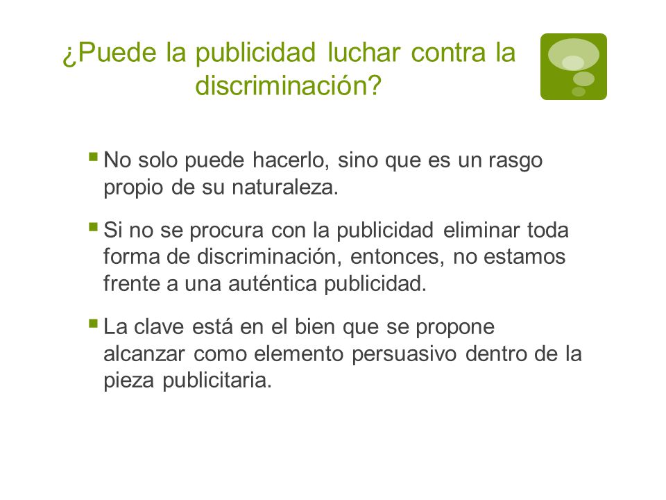 ¿Puede la publicidad luchar contra la discriminación