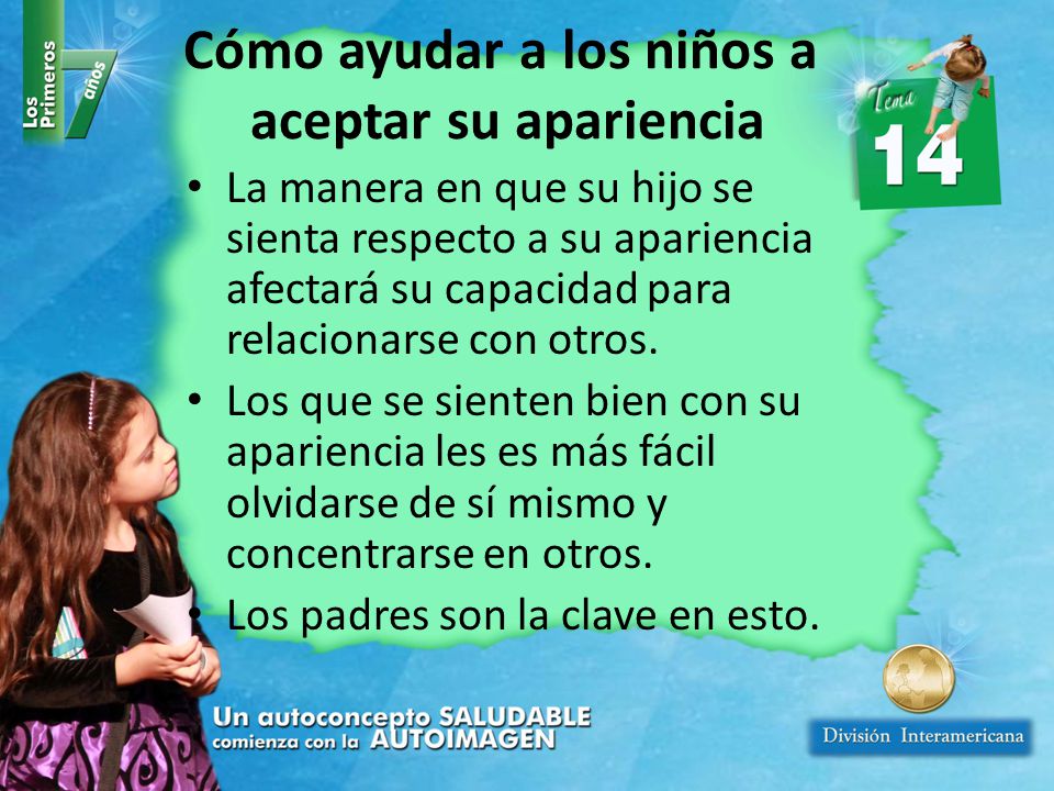 Cómo ayudar a los niños a aceptar su apariencia
