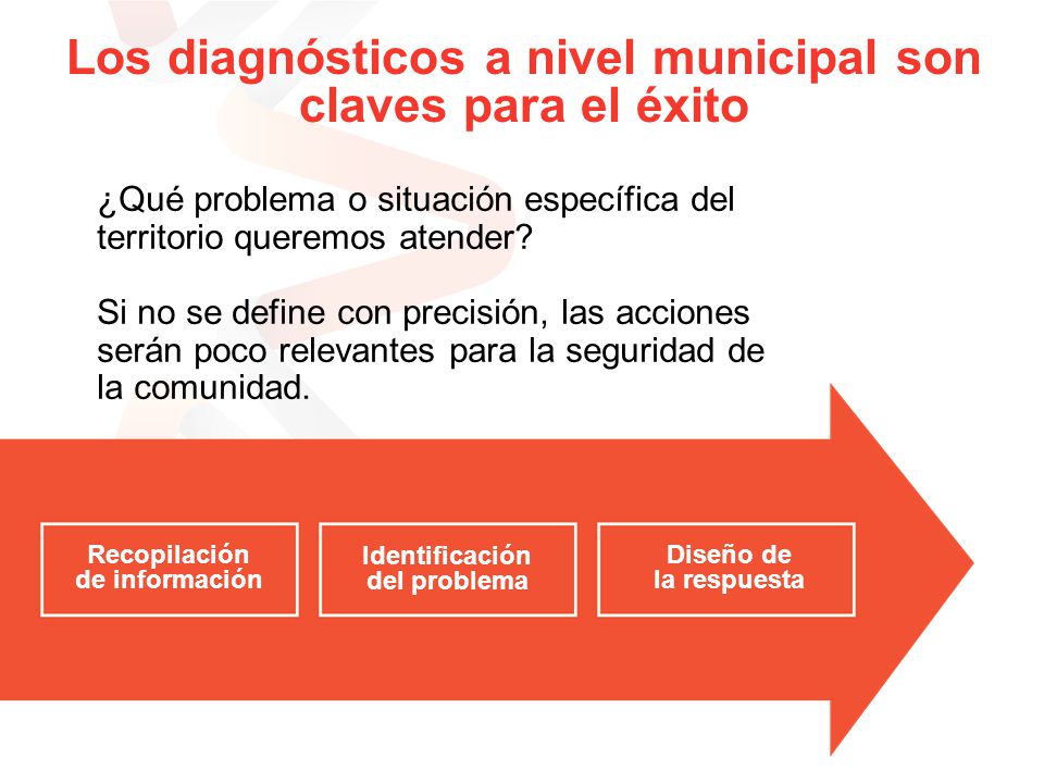 Los diagnósticos a nivel municipal son claves para el éxito