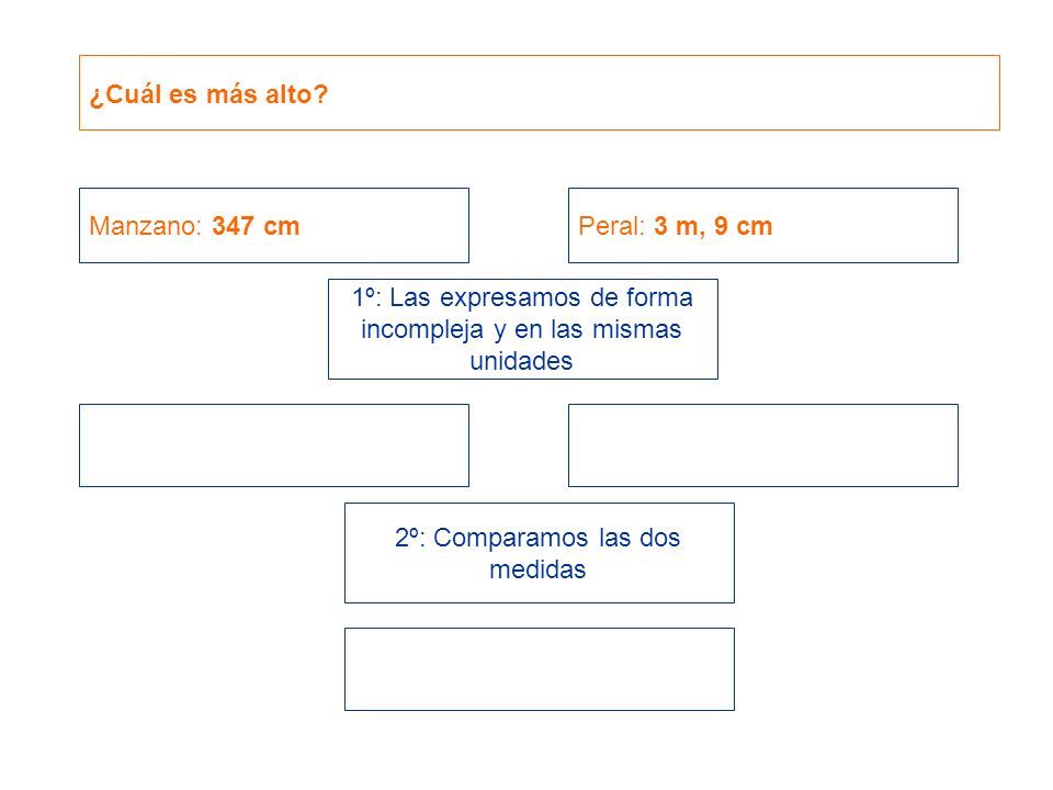 1º: Las expresamos de forma incompleja y en las mismas unidades