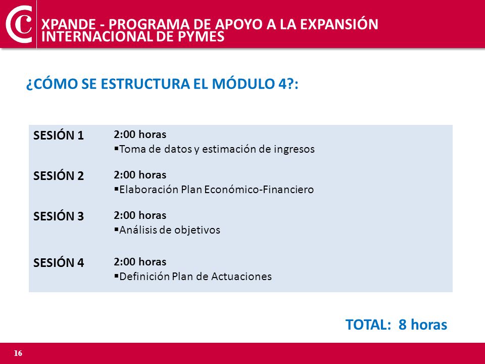 XPANDE - PROGRAMA DE APOYO A LA EXPANSIÓN INTERNACIONAL DE PYMES
