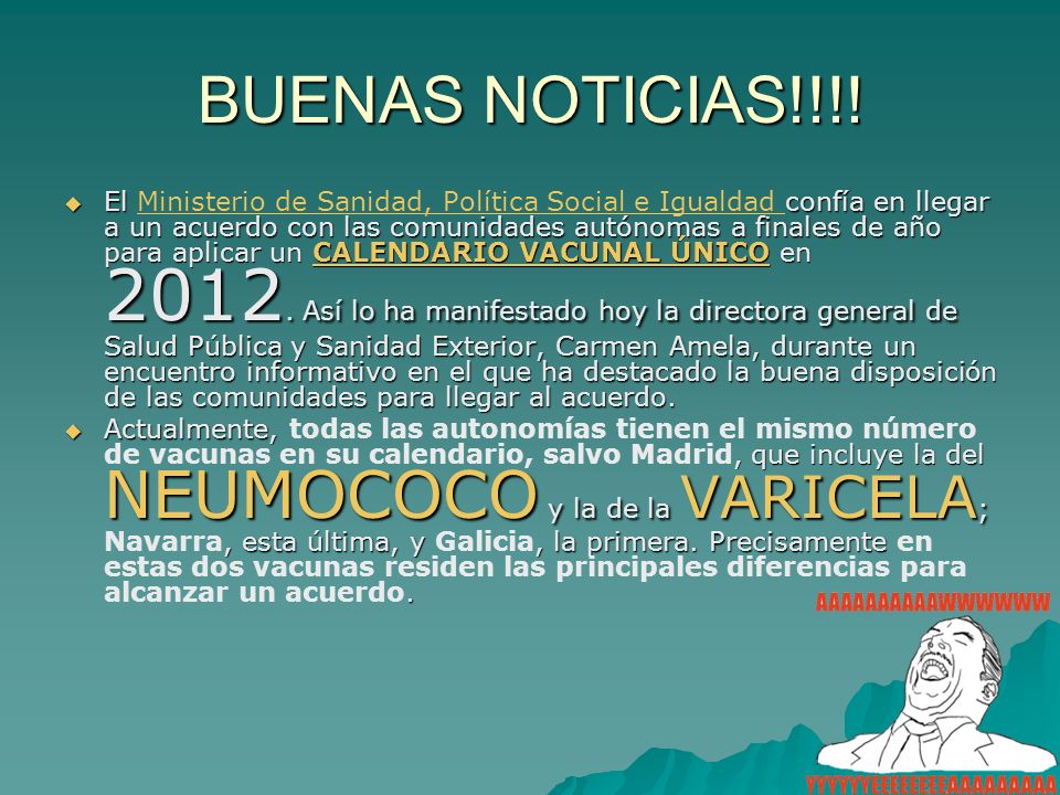 BUENAS NOTICIAS!!!!