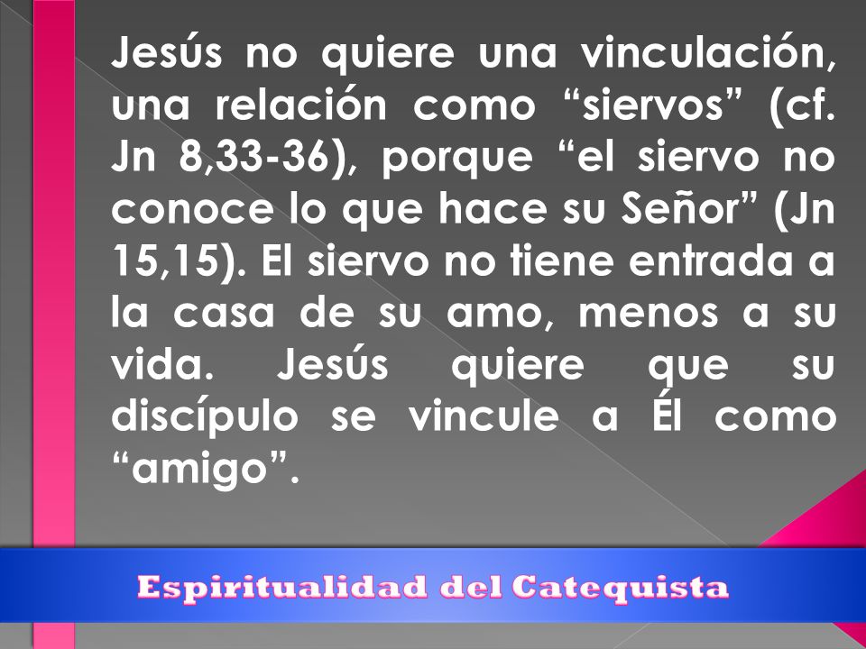 Espiritualidad del Catequista