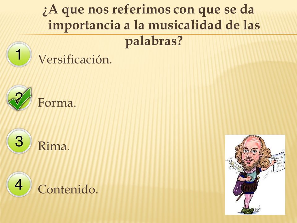 ¿A que nos referimos con que se da importancia a la musicalidad de las palabras