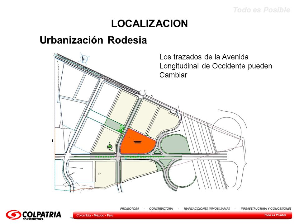 LOCALIZACION Urbanización Rodesia