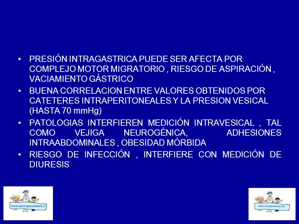 PRESIÓN INTRAGASTRICA PUEDE SER AFECTA POR COMPLEJO MOTOR MIGRATORIO , RIESGO DE ASPIRACIÓN , VACIAMIENTO GÁSTRICO