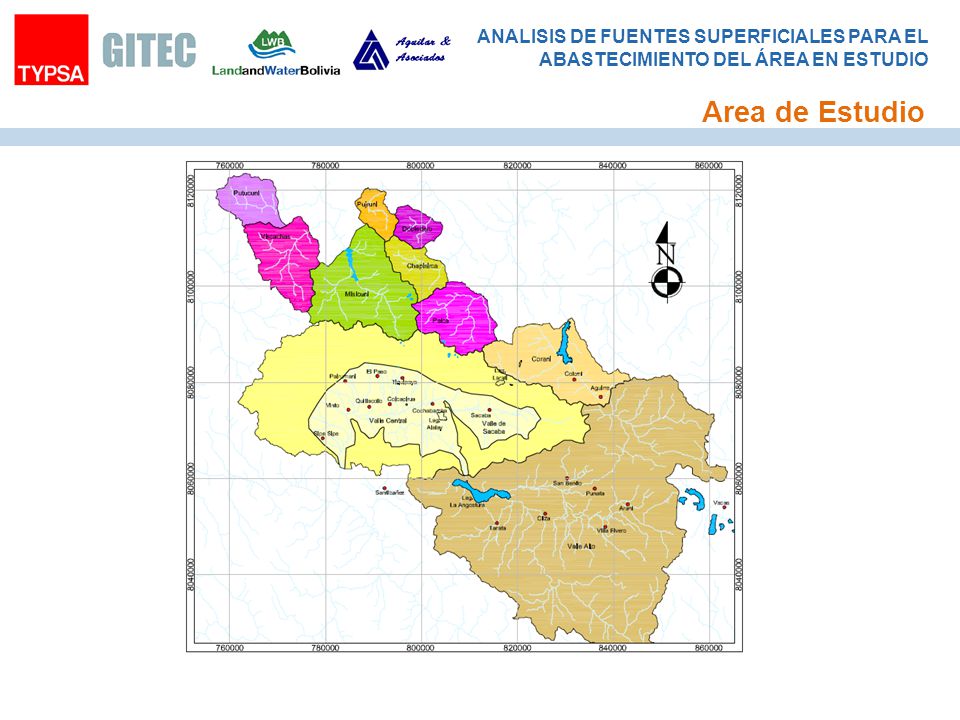 ANALISIS DE FUENTES SUPERFICIALES PARA EL ABASTECIMIENTO DEL ÁREA EN ESTUDIO