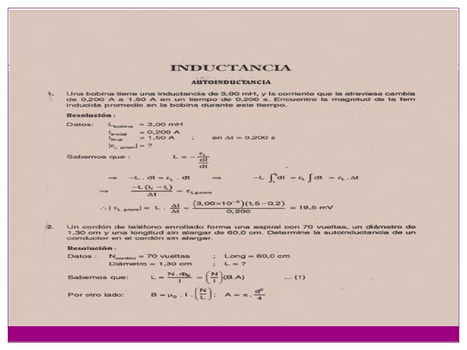 Ejercicios de autoinducción