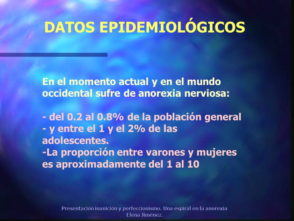 DATOS EPIDEMIOLÓGICOS