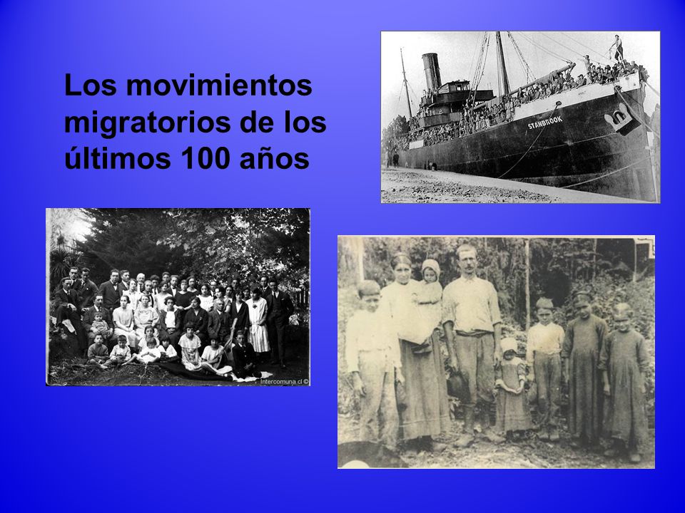 Los movimientos migratorios de los últimos 100 años