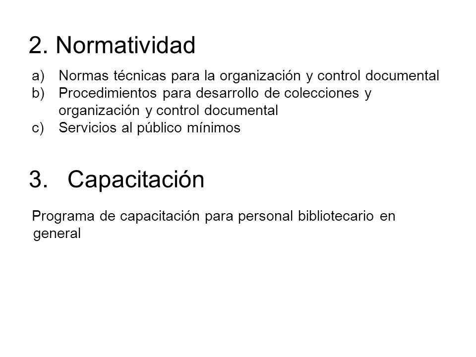Normatividad Capacitación