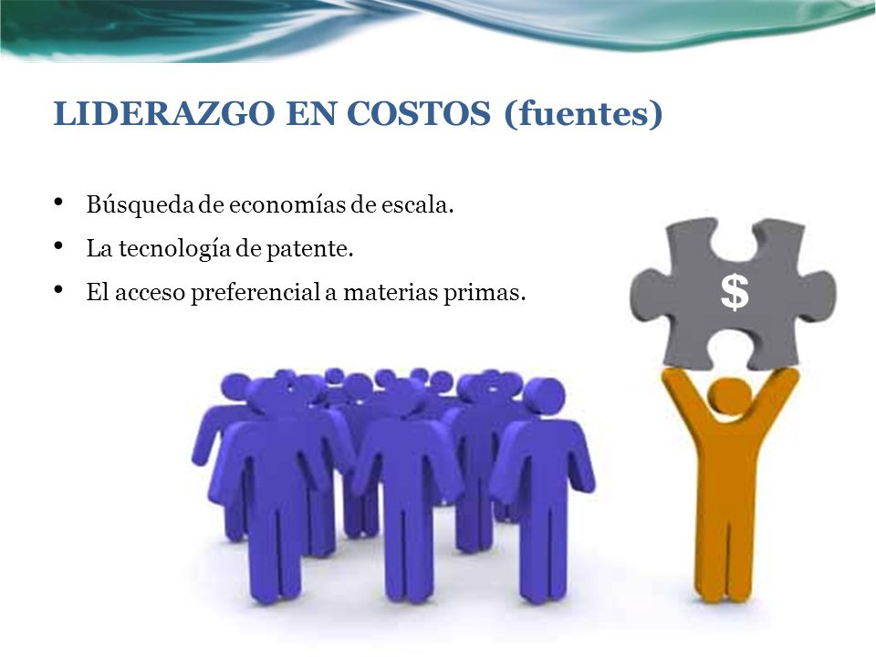 LIDERAZGO EN COSTOS (fuentes)