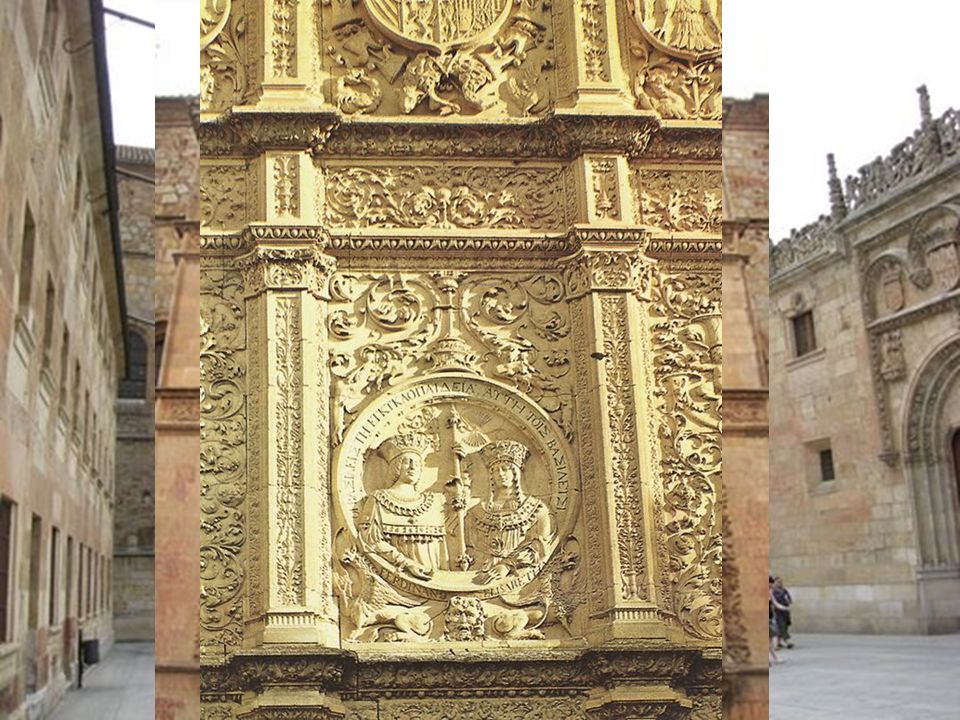 Plateresco Su nombre proviene de la decoración con delicados