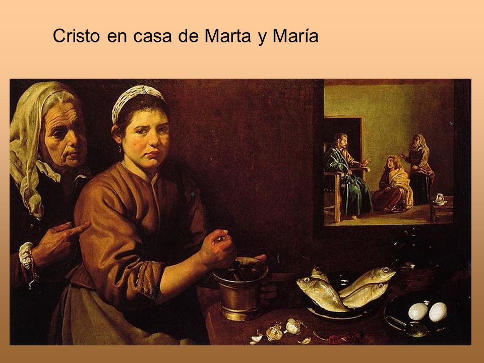 Cristo en casa de Marta y María