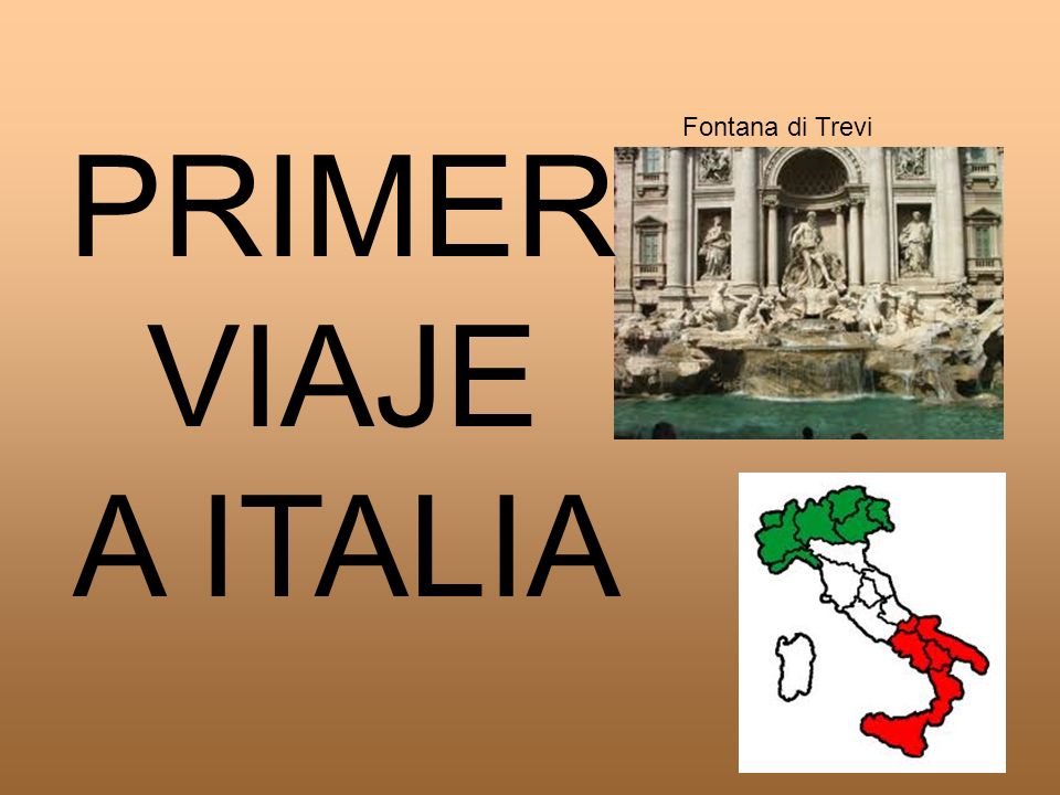 Fontana di Trevi PRIMER VIAJE A ITALIA