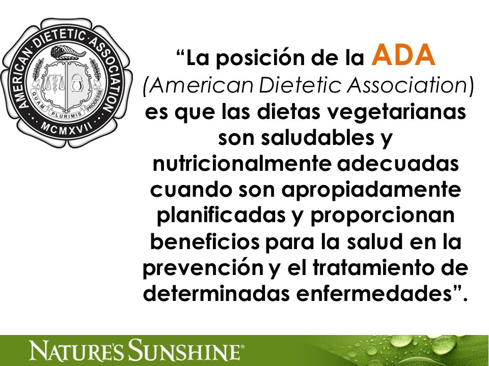 (American Dietetic Association)