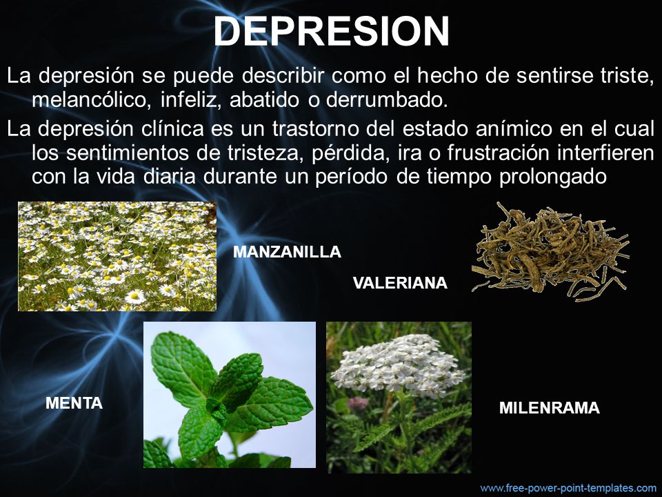 DEPRESION La depresión se puede describir como el hecho de sentirse triste, melancólico, infeliz, abatido o derrumbado.