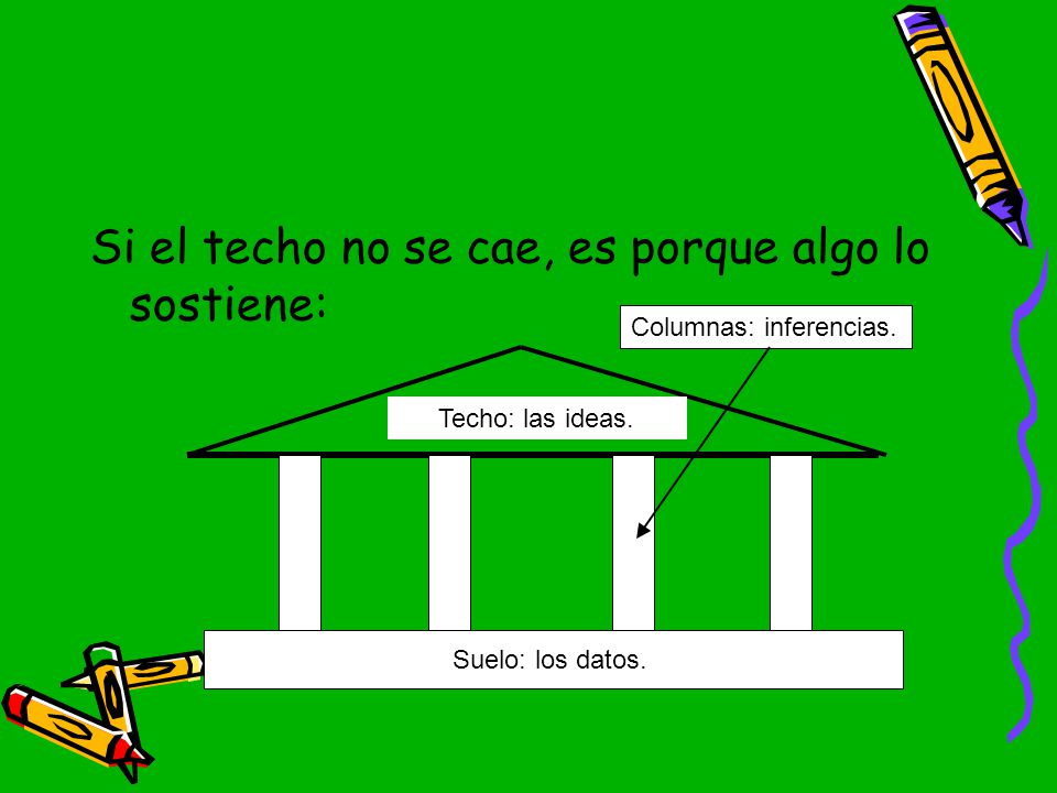 Si el techo no se cae, es porque algo lo sostiene: