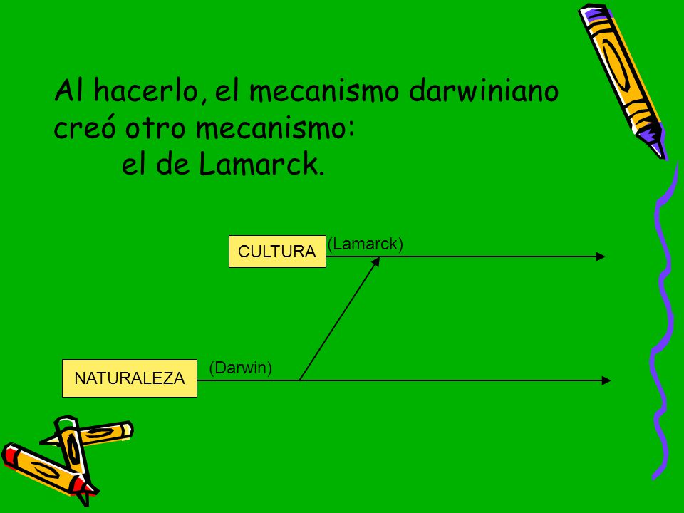 Al hacerlo, el mecanismo darwiniano creó otro mecanismo: el de Lamarck.