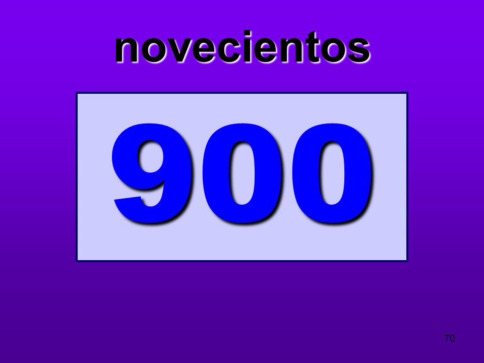 novecientos 900