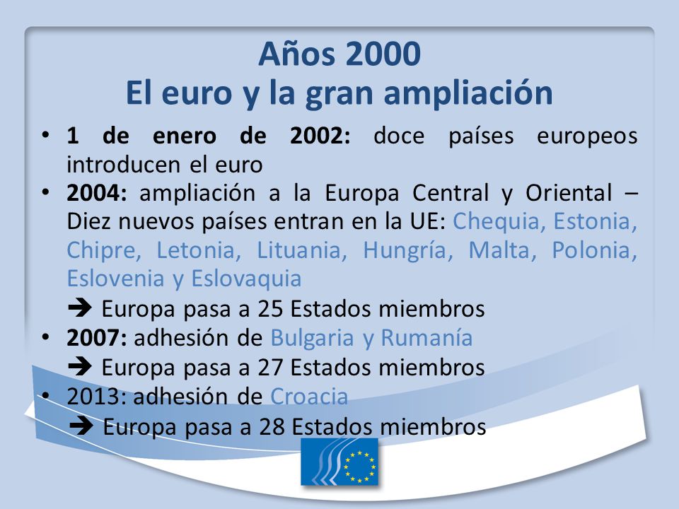 El euro y la gran ampliación