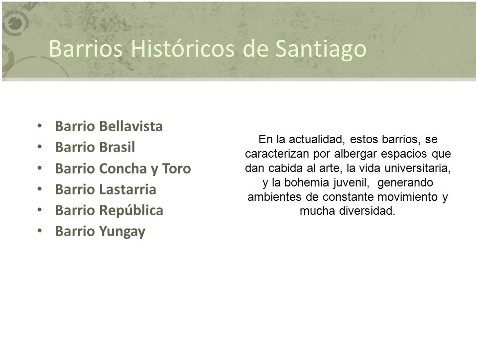 Barrios Históricos de Santiago