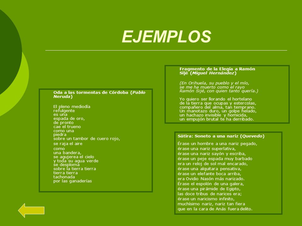EJEMPLOS Fragmento de la Elegía a Ramón Sijé (Miguel Hernández)