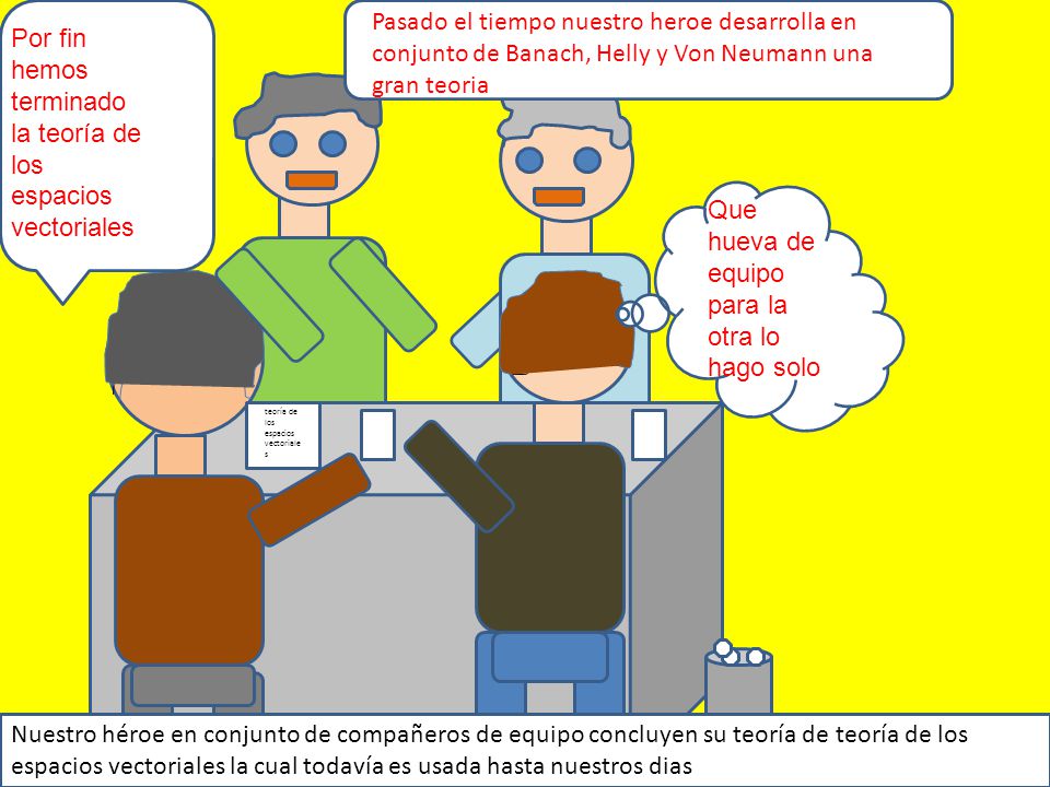 Por fin hemos terminado la teoría de los espacios vectoriales