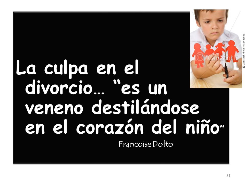 La culpa en el divorcio… es un veneno destilándose en el corazón del niño