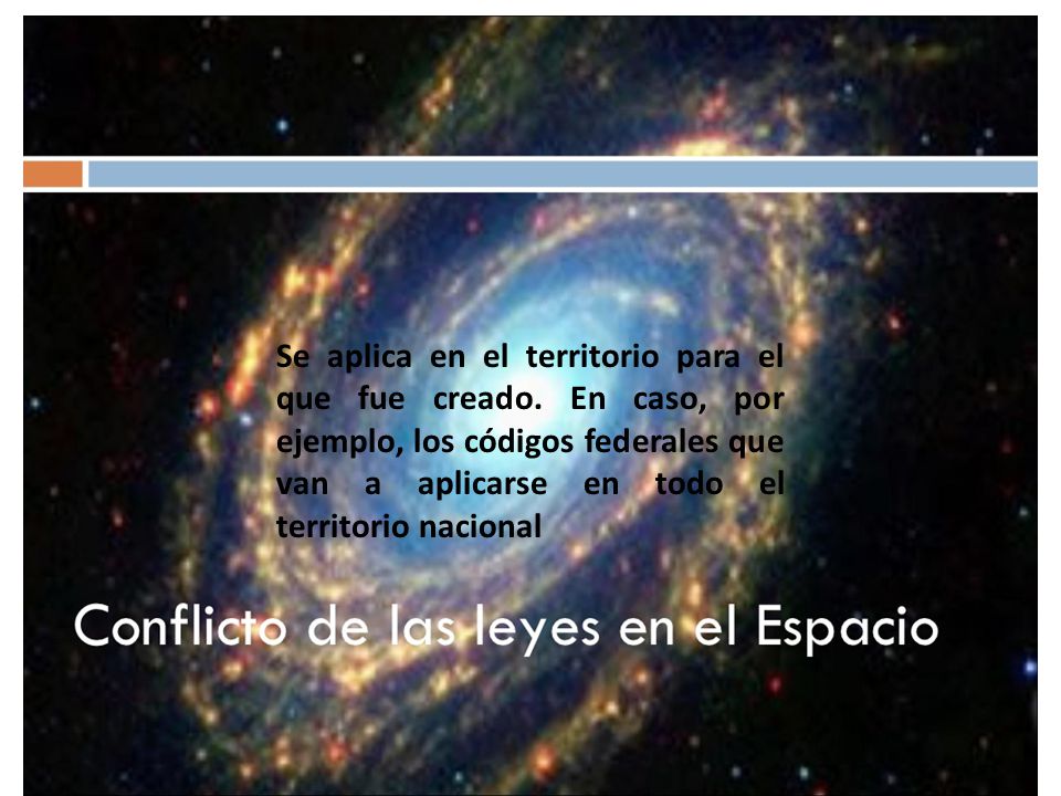 Se aplica en el territorio para el que fue creado