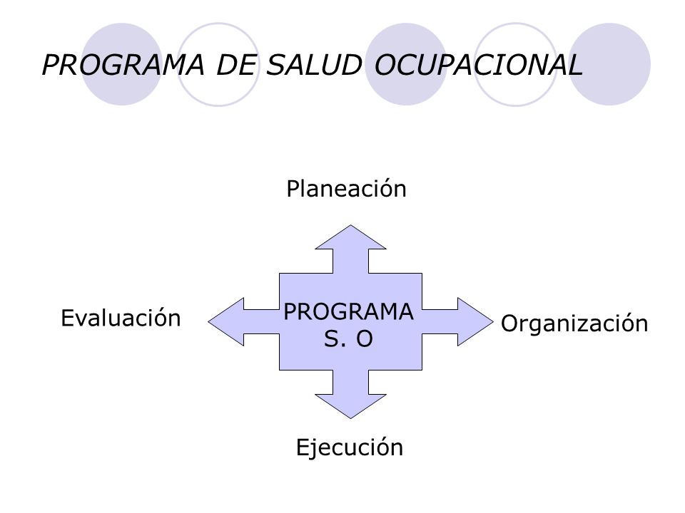 PROGRAMA DE SALUD OCUPACIONAL