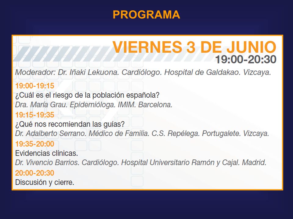 PROGRAMA