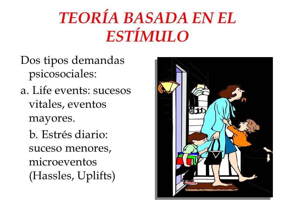 TEORÍA BASADA EN EL ESTÍMULO