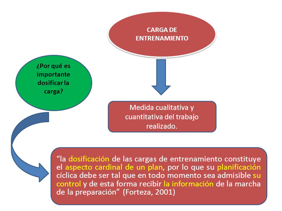 CARGA DE ENTRENAMIENTO ¿Por qué es importante dosificar la carga