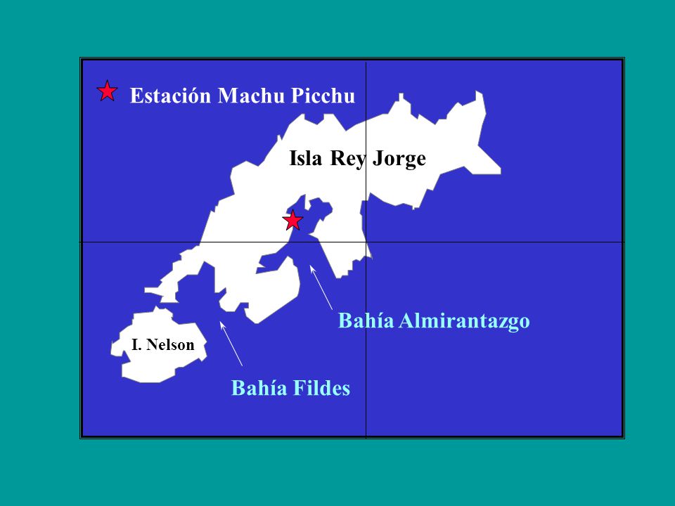 Estación Machu Picchu Isla Rey Jorge Bahía Almirantazgo Bahía Fildes