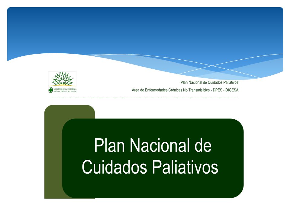 Hace poco más de un año el MSP trabaja en la implementación de un Programa nacional de Cuidados Paliativos